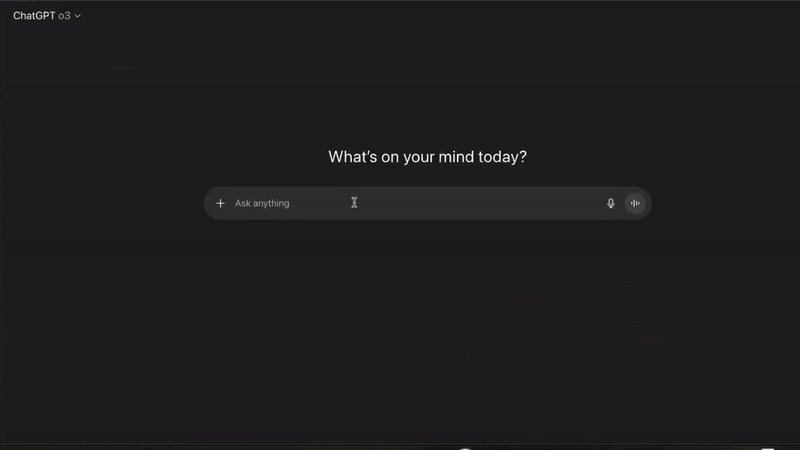Traditional chatbot text-only response